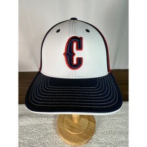 Pacific‎ Headwear Cleveland Guardians Fitted Hat Mesh Back Baseball Size SM-MD